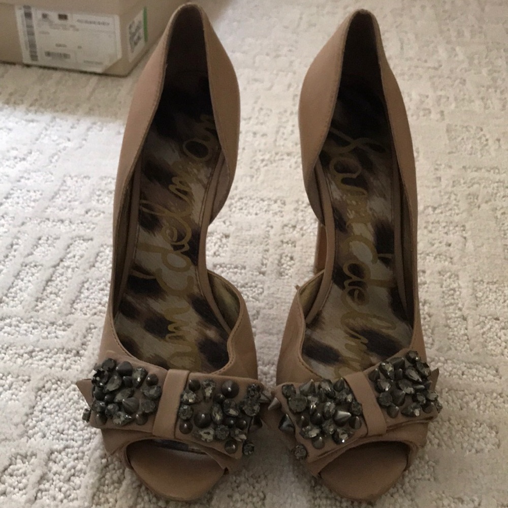 Sam Edelman Nude spike heel
